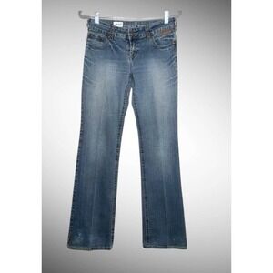 Cowgirl Tuff Copper Gypsy Bootcut Jean Women Size 29X35 Copper Rivets Flex Denim